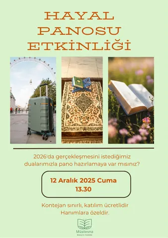 Müstesna Gençlik Kulübü etkinliğinden bir kare