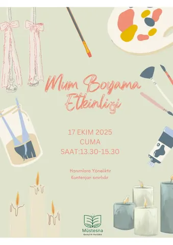Müstesna Gençlik Kulübü etkinliğinden bir kare