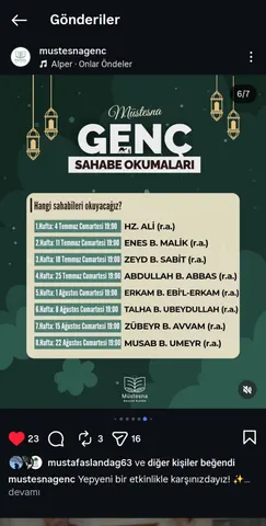 Müstesna Gençlik Kulübü etkinliğinden bir kare