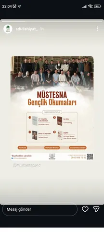 Müstesna Gençlik Kulübü etkinliğinden bir kare