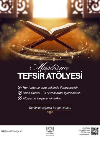 Müstesna Gençlik Kulübü etkinliğinden bir kare
