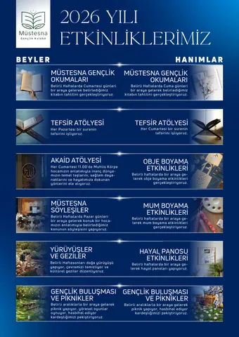 Müstesna Gençlik Kulübü etkinliğinden bir kare